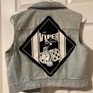 Viper Room Vintage Demin Vest Johnny Depp